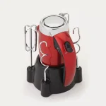 Betty Crocker 7-Speed Red Hand Mixer with Mini Stand, 250W thumbnail 3
