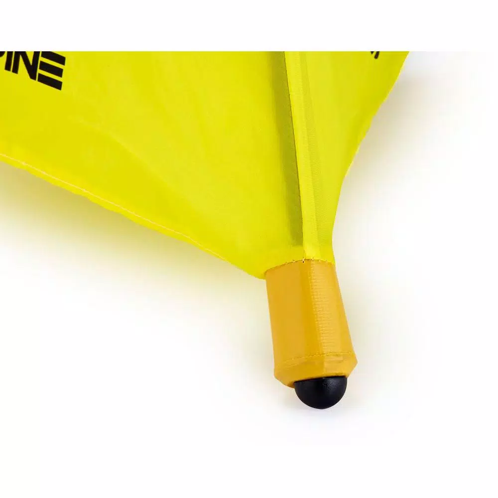 Alpine Industries 30 in. Yellow Multi-Lingual Pop-Up Wet Floor Sign