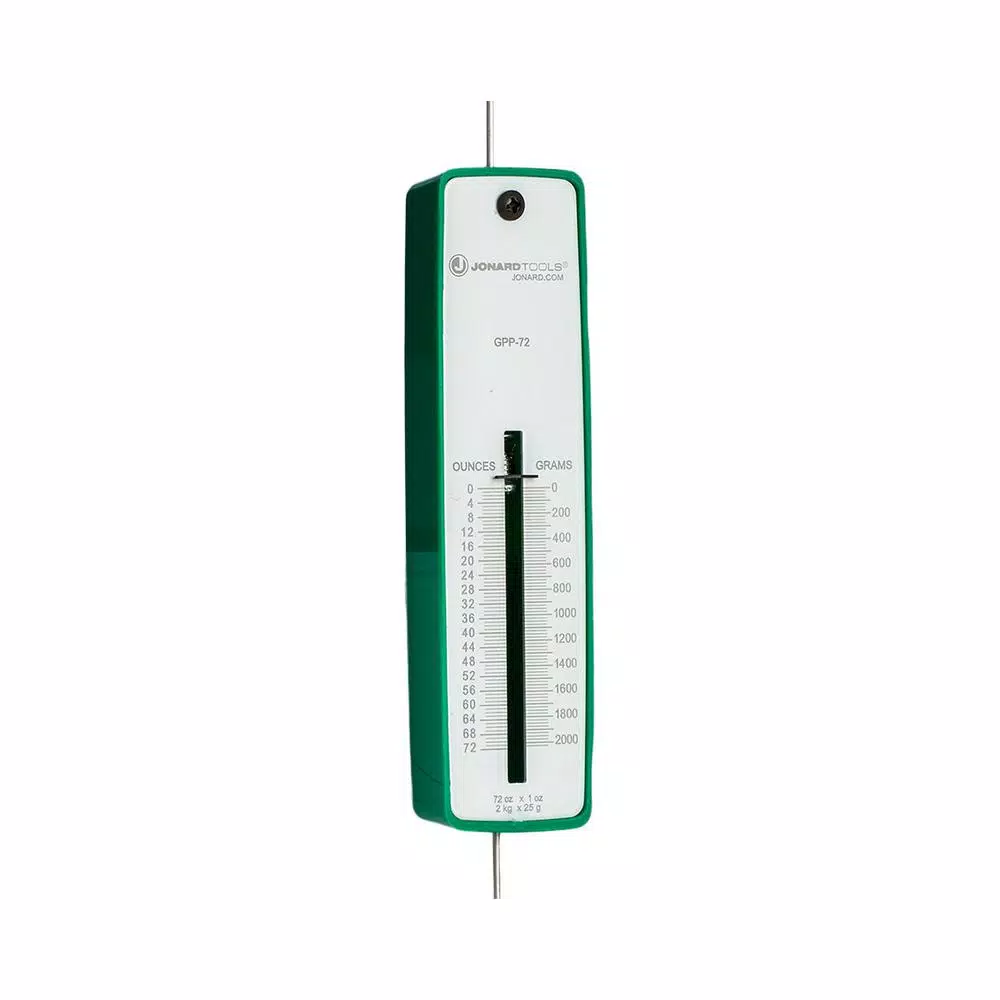 Jonard Tools 1.5 in. Push-Pull Force Gauge, Dual Scale Grams and Ounces