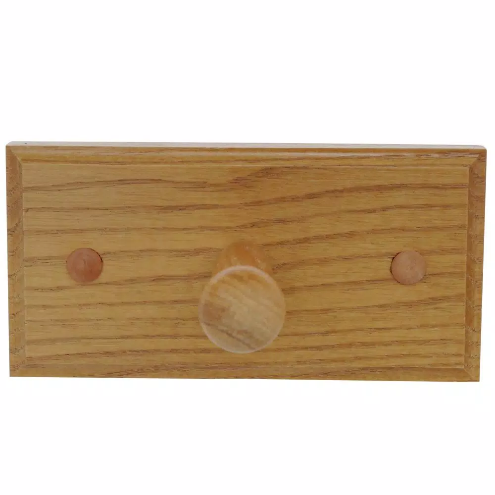 Design House Dalton 4-Piece Bathroom Hardware Kit, Honey Oak Finish