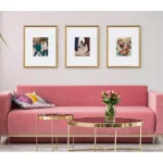 Kate and Laurel Adlynn Gold Picture Frame Set, 16 x 20 in. and 8 x 10 in. with Mats, Set of 3 thumbnail 6