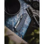 Gerber Flatiron Micarta 3 in. D2 Steel Cleaver Style Folding Knife thumbnail 6