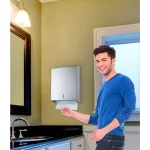 Alpine Industries Stainless Steel Multi-Fold and C-Fold Paper Towel Dispenser thumbnail 3