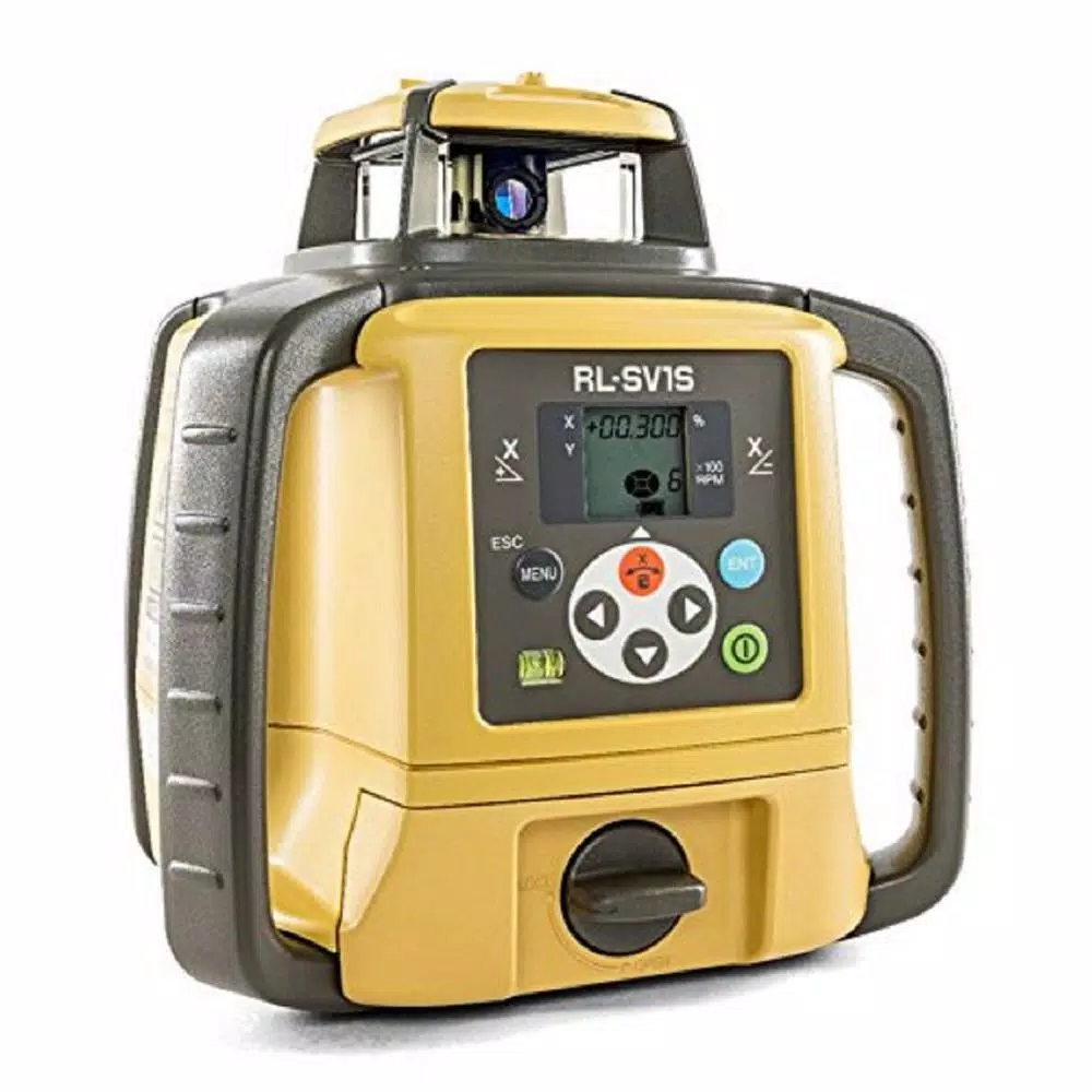 Topcon RL-SV1S Single Grade Rotary Laser Level with LS-80L Receiver Kit