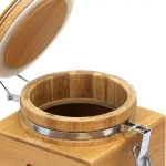 Furinno DaPur Small Natural Bamboo Airtight Kitchen Canister thumbnail 3