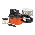 RIDGID 4 Gallon 5.0 Peak HP Portable Wet/Dry Shop Vacuum with Locking Hose and Car Nozzle thumbnail 1
