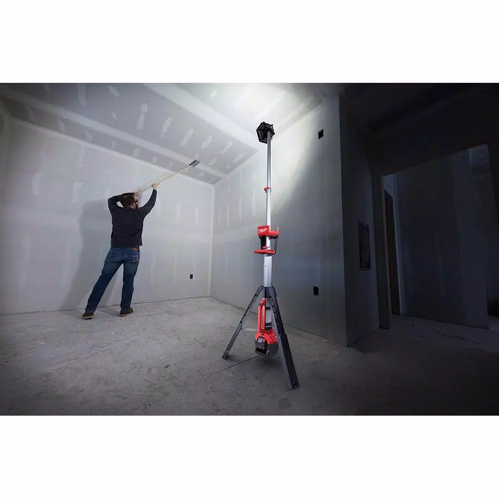 Milwaukee M18 FUEL 4-Tool Combo Kit: Blower, Speaker, Fan, and Rocket Dual Power Tower Light