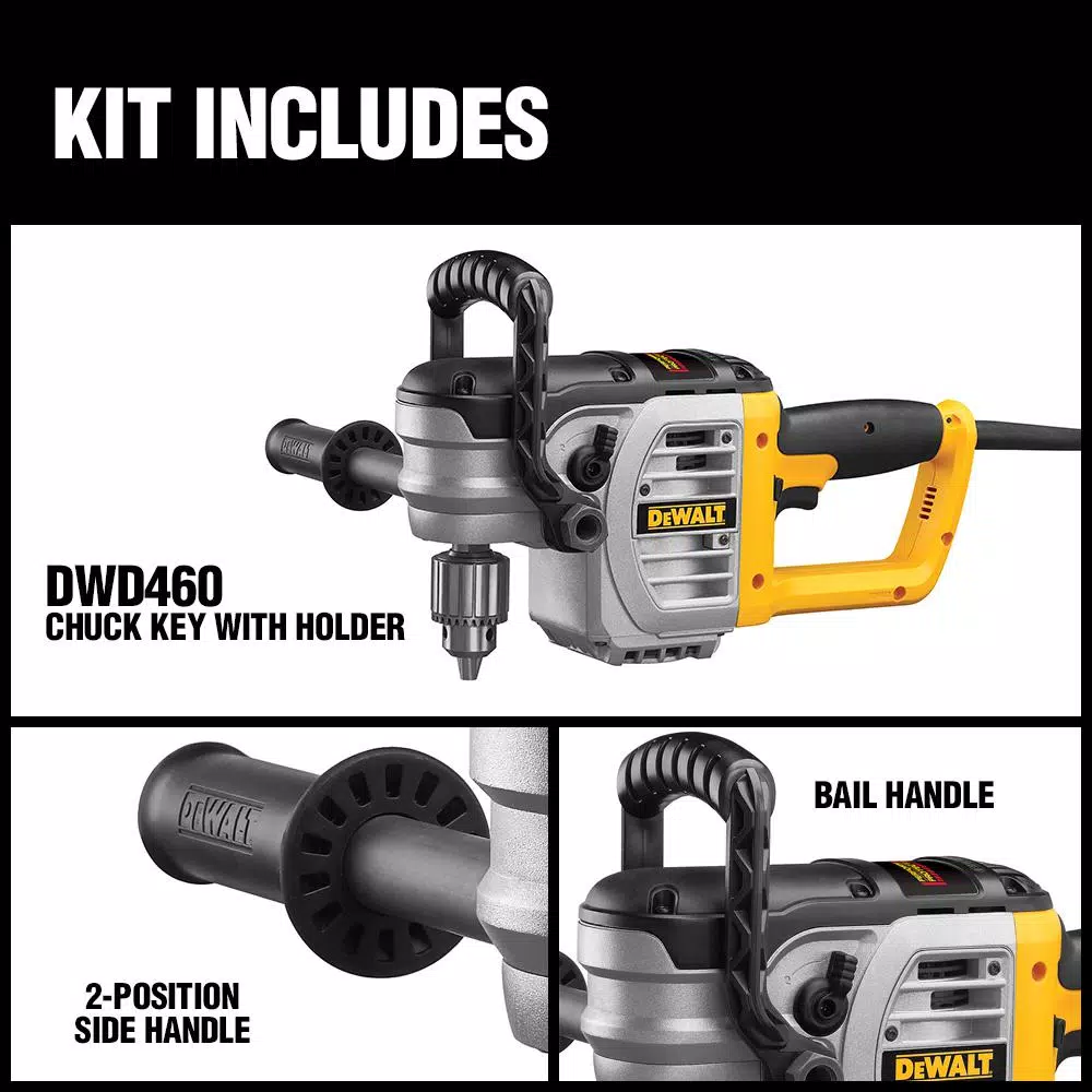 DEWALT 1/2 in. Variable Speed Reversing Stud and Joist Drill with Bind-Up Control