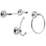 Delta Silverton 3-Piece Bath Hardware Set, Polished Chrome thumbnail 1