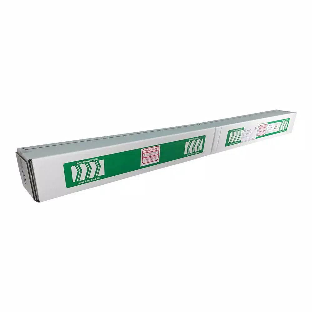 Unbranded 8 Foot Jumbo Fluorescent Lamp Recycling Box - Holds 25 T12 or 56 T8 Lamps