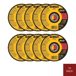 DEWALT 4-1/2 in. Metal & Stainless Cutting Wheel (10-Pack) and 14-Piece Black Oxide Drill Bit Set thumbnail 3