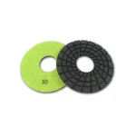 Unbranded JX Shine50 5 in. Rigid Diamond Polishing Pads for Granite and Concrete, 7-Piece Set thumbnail 1