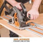 Evolution Power Tools Evolution ST1400 55 in. Circular Saw Track with Clamps and Carry Bag thumbnail 2