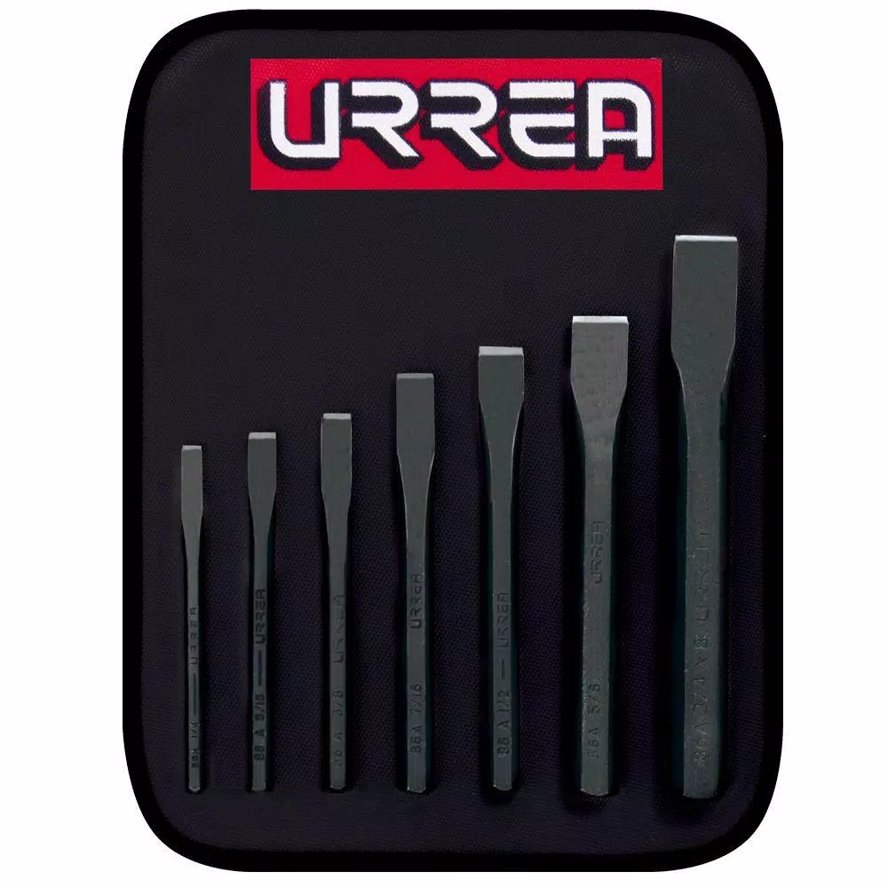 Urrea 7-Piece Chisel Set, 1/4 in. to 3/4 in.