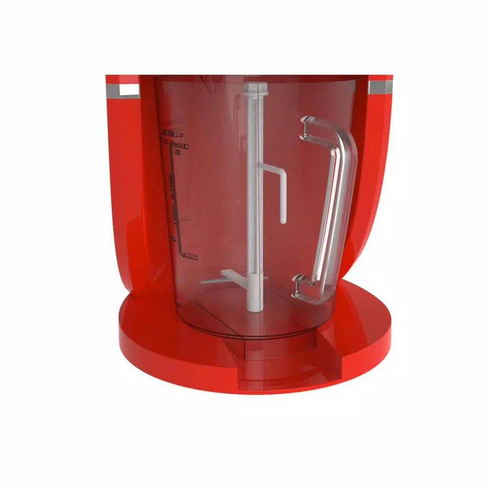 Classic Cuisine 1 Qt. Red Frozen Drink Slushy Maker & Ice Crusher