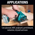 Makita 12V MAX CXT Lithium-Ion 3-3/8 in. Cordless Circular Saw (Tool-Only) thumbnail 6