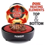 NuWave Primo Convection Oven with Integrated Non-Stick Grill Plate and Digital Temperature Probe thumbnail 4