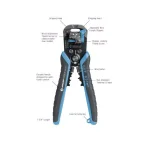 Jonard Tools WSC-826 3-in-1 Wire Stripper, Crimper, and Cutter (8-26 AWG) thumbnail 2