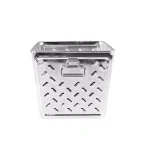 Spectrum Macklin Medium Metal Storage Basket, Zinc Plated Steel with Label Plate thumbnail 7