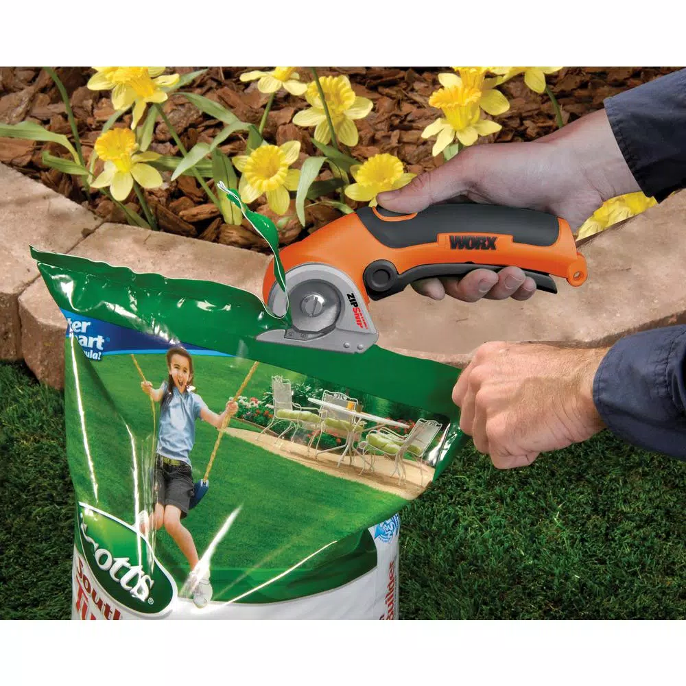 WORX ZipSnip 4V Cordless Electric Scissors, Lithium-Ion Power Tool