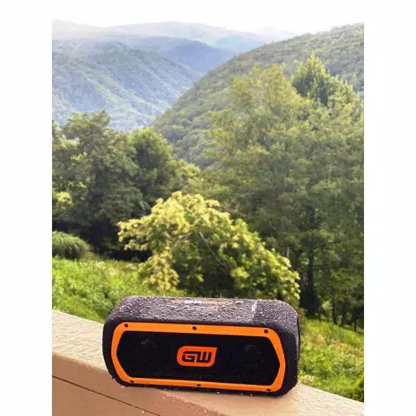 GearWrench Bluetooth Speaker and FM Radio, IP65 Dust and Water Resistant Job Site Radio
