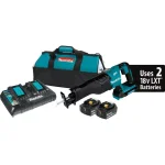 Makita 36V (18V X2) LXT Brushless Cordless Reciprocating Saw Kit with (2) 5.0Ah Batteries and Charger thumbnail 2