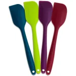 OVENTE Premium Silicone Spatula Set, 4-Piece Heat-Resistant Non-Stick Spatulas with Stainless Steel Core thumbnail 1