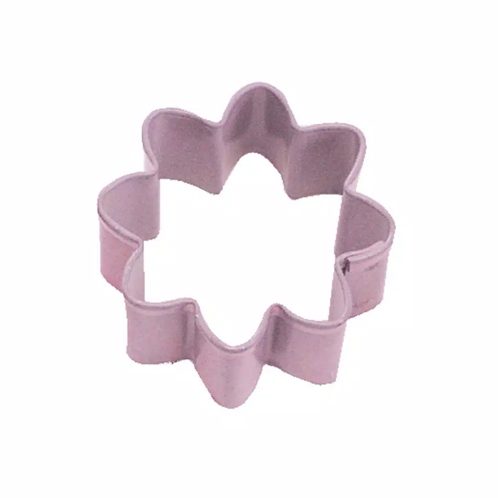 Cybrtrayd-R&M 12-Piece Mini Daisy Pink Polyresin Cookie Cutter Set