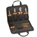 Klein Tools 8-Piece Premium Insulated Hand Tool Set with Zippered Nylon Case thumbnail 1