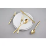 Fiesta Spark Champagne Satin 20-Piece Flatware Set, Service for 4, 18/0 Stainless Steel thumbnail 4