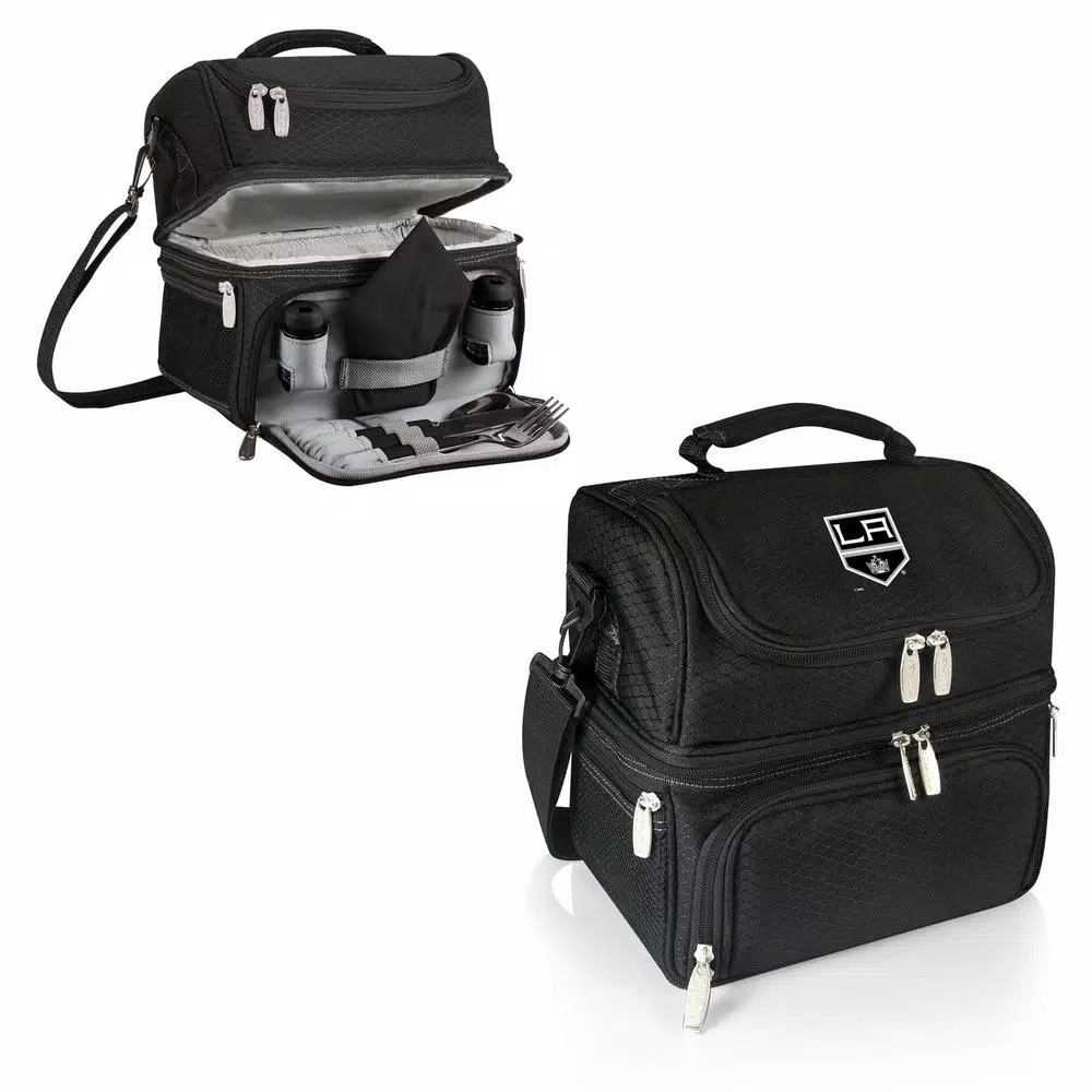 Picnic Time Pranzo Los Angeles Kings Black Insulated Lunch Bag and Picnic Tote
