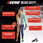 ECHO SRM-266 25.4cc Gas 2-Stroke Straight Shaft String Trimmer thumbnail 10
