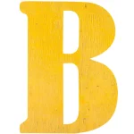 Jeff McWilliams Designs 23 in. Oversized Unfinished Wood Letter (B) - Industrial Style Wall Decor thumbnail 2