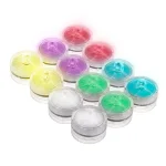 Lavish Home Waterproof LED Color Changing Tealights, 12-Pack - Multi-Colored Votive Lights thumbnail 1