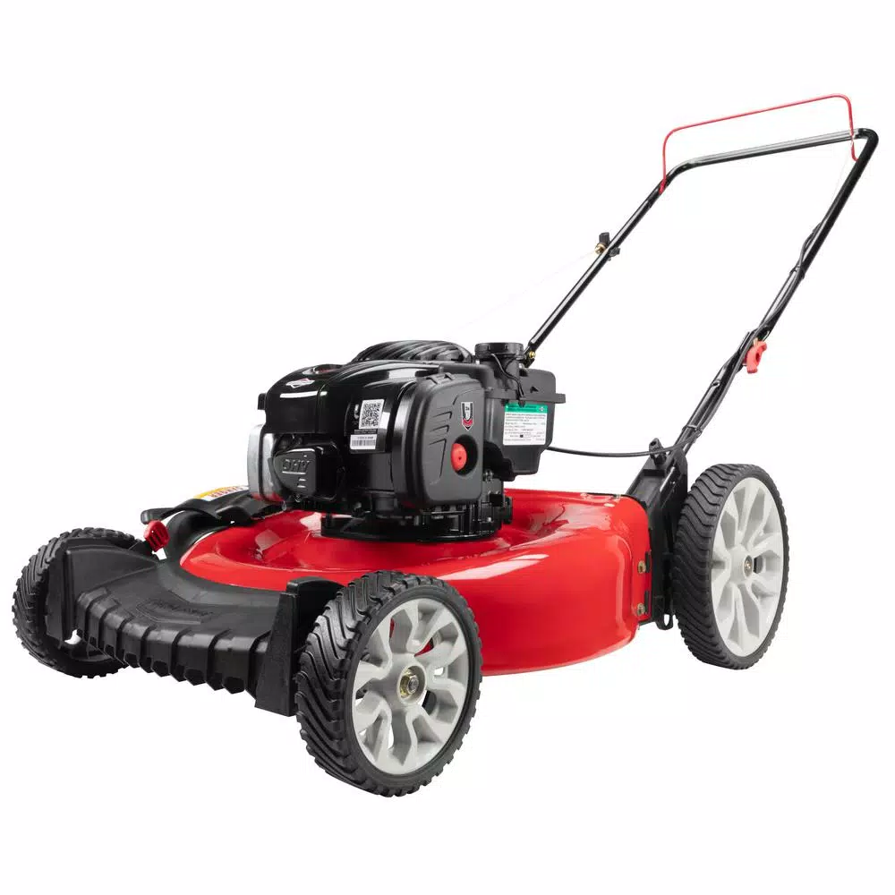 Troy-Bilt TB100 21 in. 140cc Briggs & Stratton Gas Push Lawn Mower with TriAction Cutting System