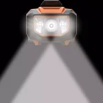 Ergodyne Skullerz 8981 Orange Universal Hard Hat LED Light Headlamp thumbnail 2