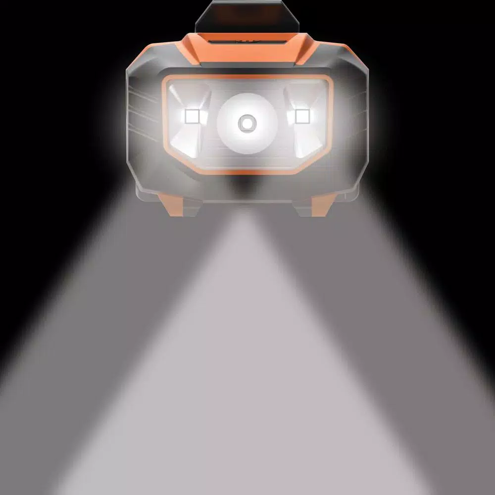 Ergodyne Skullerz 8981 Orange Universal Hard Hat LED Light Headlamp