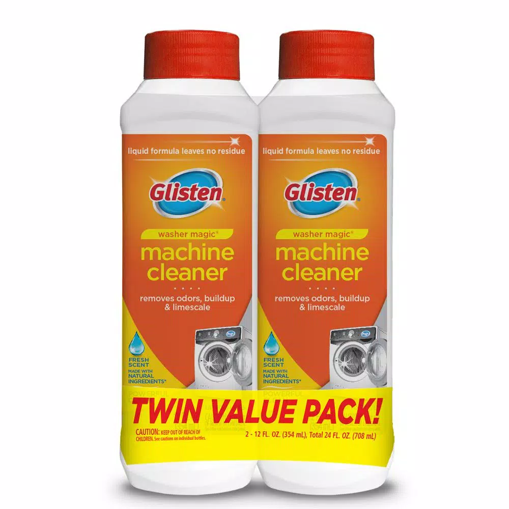 Summit Brands Glisten Washer Magic Washing Machine Cleaner and Deodorizer, 12 oz (6-Pack)