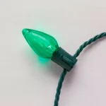 Home Accents Holiday 50 Light Super Bright C9 LED Multi-Color Smooth Constant On Light String (Set of 2) thumbnail 5