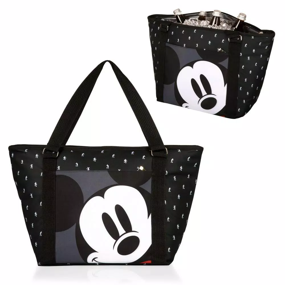 ONIVA Mickey Mouse 27 oz. Soft-Side Cooler Tote Bag with Black & White Pattern