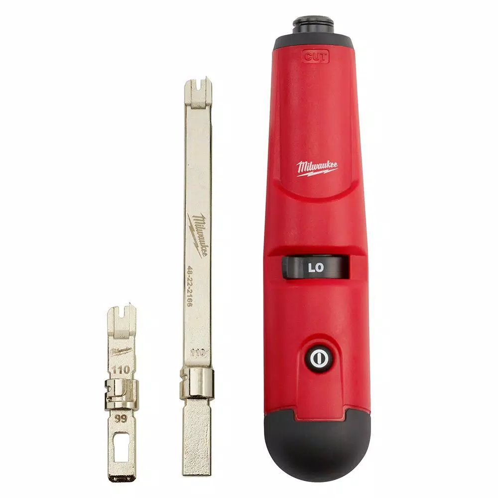Milwaukee Electrician Snips, Impacting Punchdown Tool, and 4-in-1 Multi-Pick Hand Tool Set