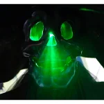 Haunted Hill Farm 7.5 ft. Animated Phantom Witch with Multi-Color LED Crystal Ball Halloween Prop thumbnail 6
