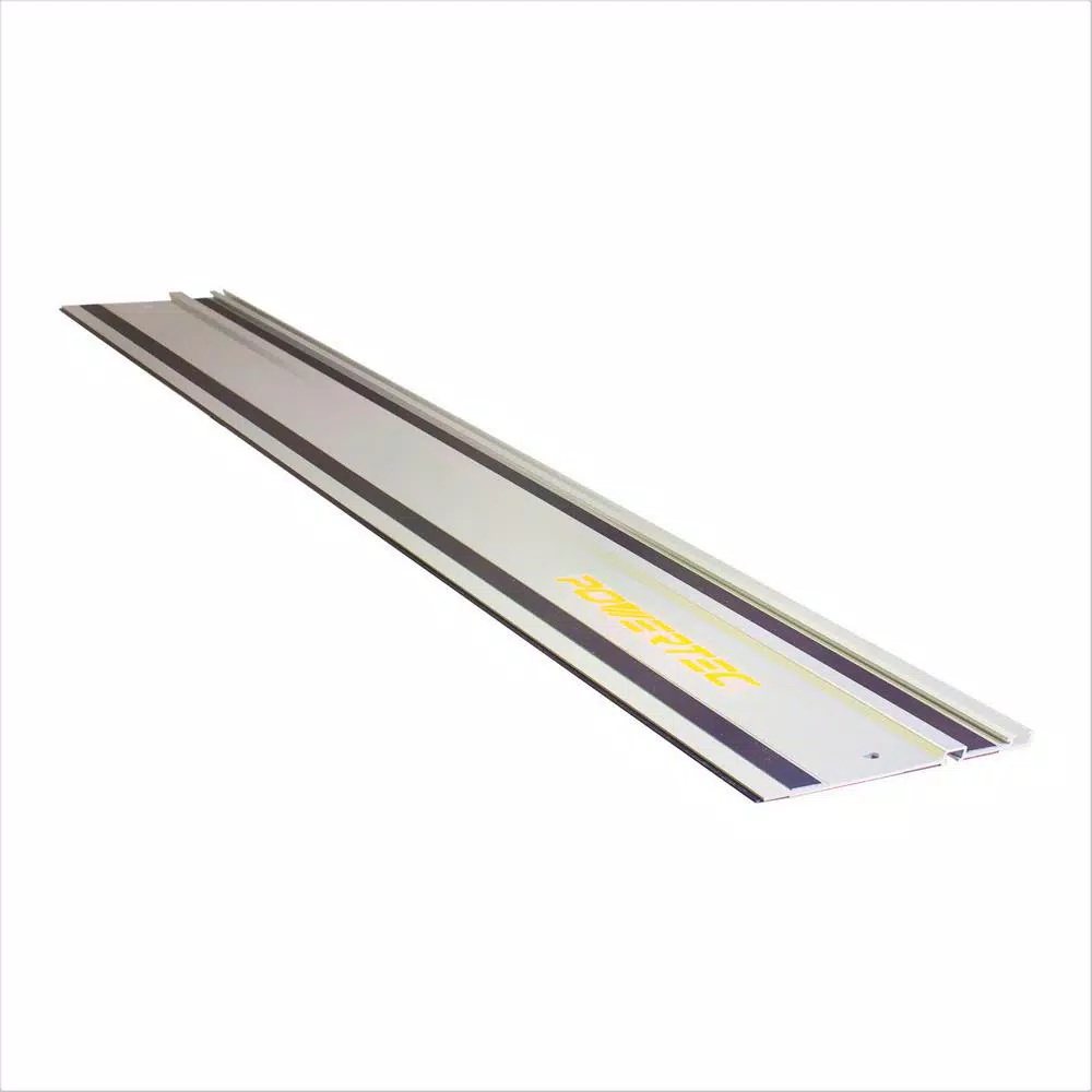 POWERTEC 55 in. Aluminum Track Saw Guide Rail Compatible with Makita and Festool Track Saws