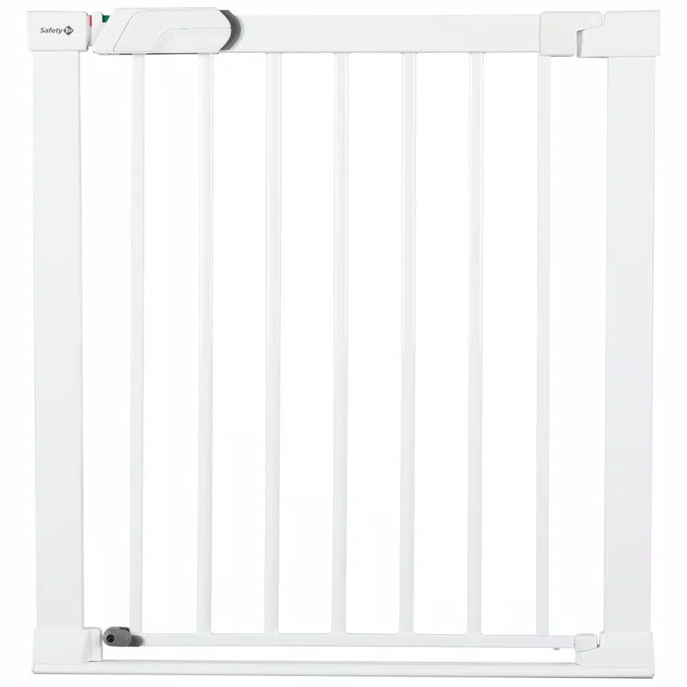 Safety 1st Flat Step 30 in. Pressure-Mounted Child Safety Gate, White