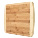 Heim Concept 18 x 12 in. Organic Bamboo Cutting Board and Serving Tray with Drip Groove thumbnail 1