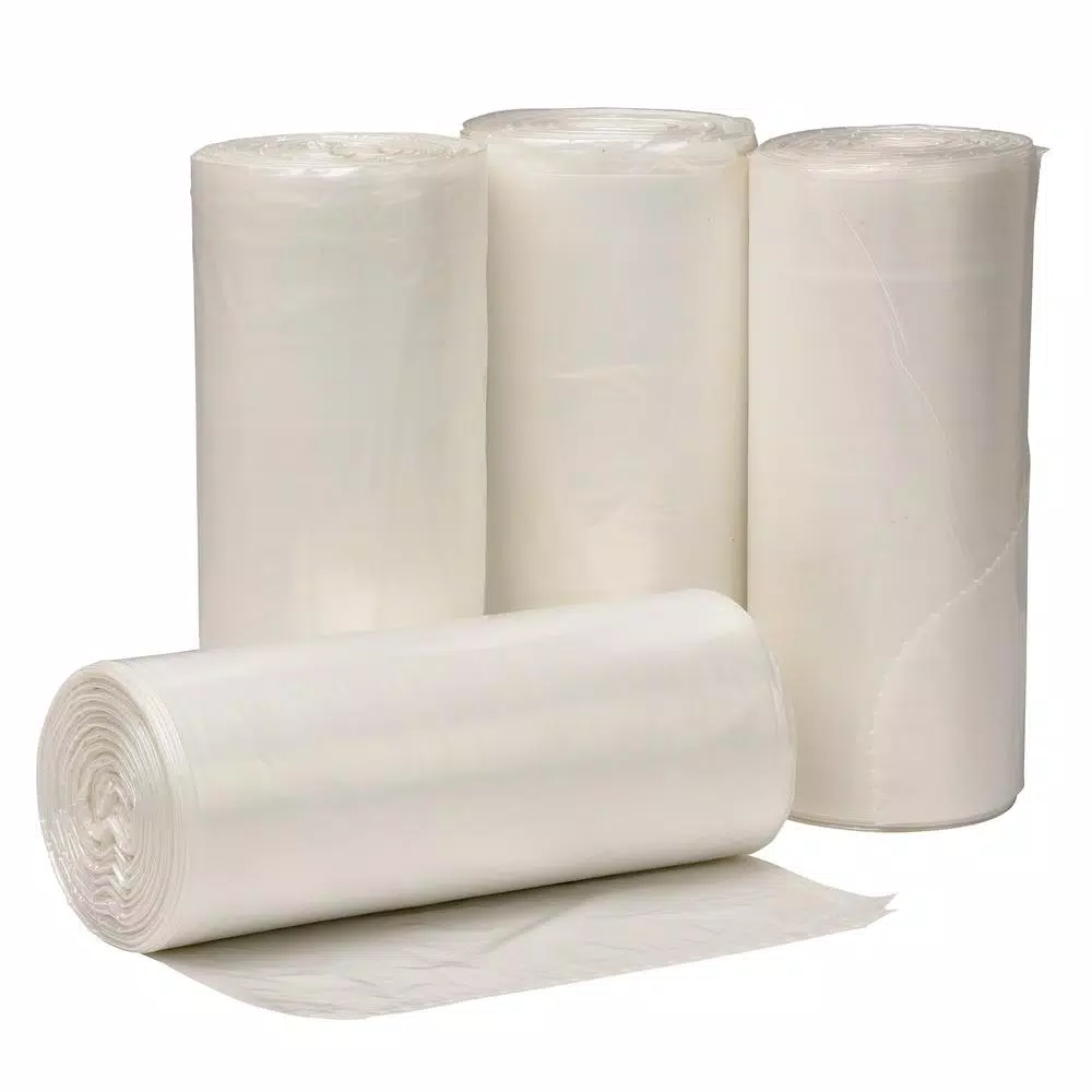 HDX 50 Gallon Extra Large Clear Trash Bags, 1.1 Mil Thick, 100-Count