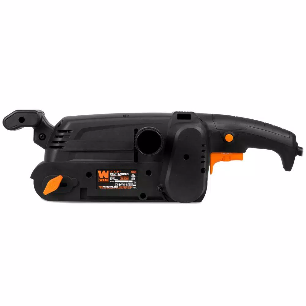 WEN 7-Amp Variable Speed 3 in. x 21 in. Corded Belt Sander, Handheld and Benchtop