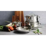 Tramontina 7 Pc Stainless Steel Cookware Set with Tri-Ply Base thumbnail 8