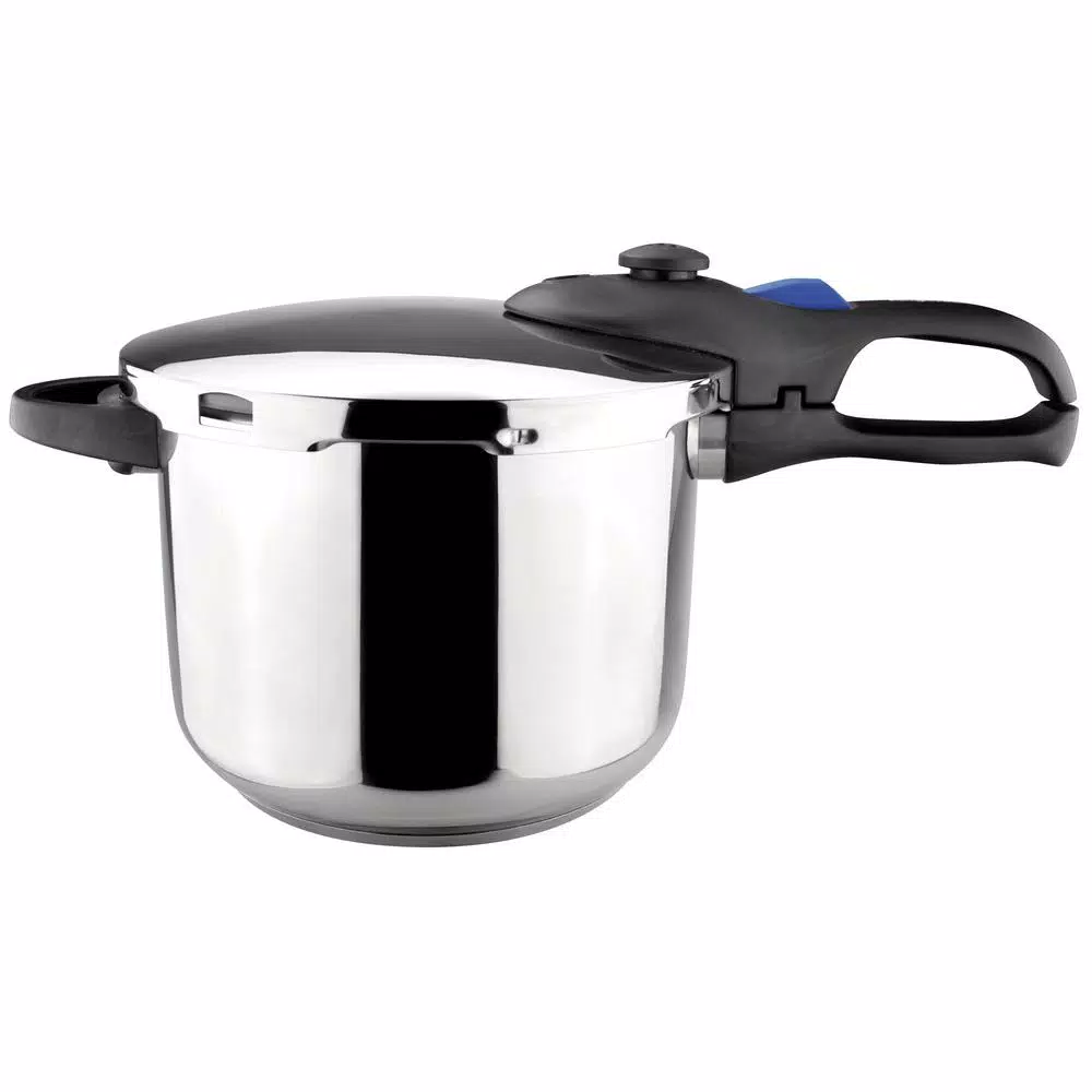 Magefesa Favorit Stainless Steel Pressure Cooker Set, 6.3 Qt. and 4.2 Qt. with Multi-Lid System