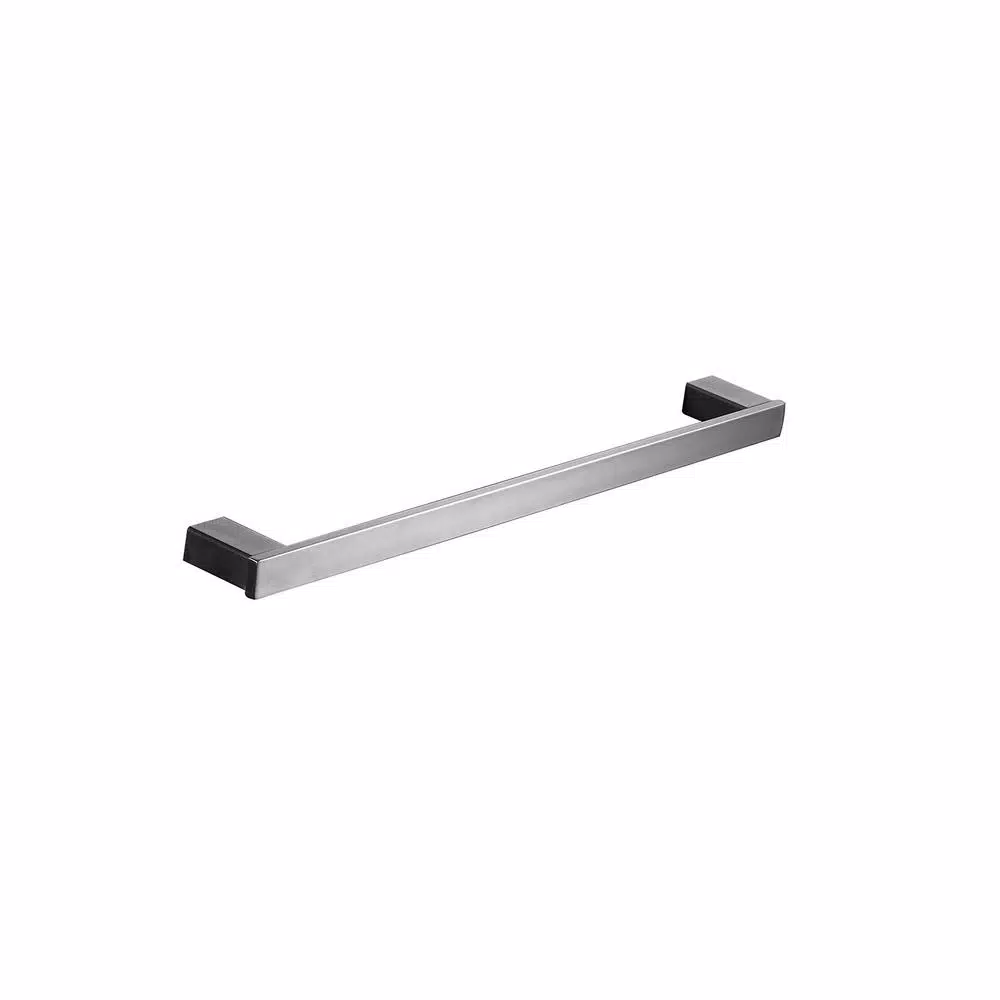 Boyel Living Stainless Steel 4-Piece Bathroom Accessories Set - Silver Wall Mounted Hardware Kit